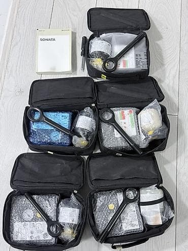 Оригинальные наборы для ремонта шин Hyundai (компрессор + герметик) в