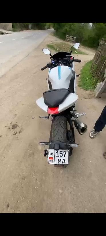 теккен мото: Спортбайк RX в белом цвете - Агрессивный обвес с аэродинамическими — 6