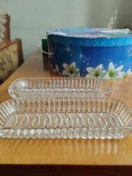 хрустальные вазы салатницы: Срочно! Дёшево! Продаю новый чайный сервиз 6 пиалок и чайник в — 1