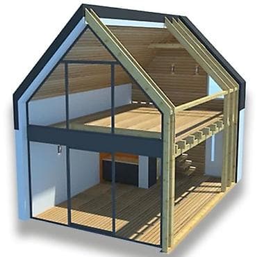 а фрейм дома: 🏡 BARNHOUSE / A-FRAME PREMIUM CLASS Архитектурные каркасные дома — 2