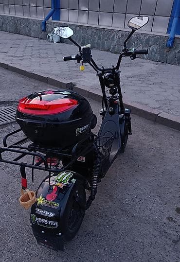 шина на скутер: Электроскутер Citycoco (стайл «чоппер») с широкой резиной и — 2