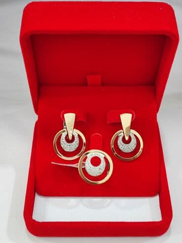 купить свадебное платье недорого: Серебряный Комплект Серебро с напылением золото Размеры имеются — 8