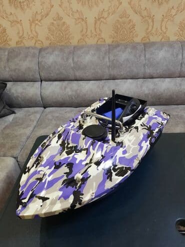 прикормочный кораблик с эхолотом и gps: Продаю Кораблик новый с функцией круиз контроль. 1 раз пользовался — 1