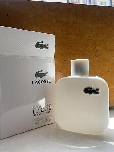 samsung 50: Туалетная вода Lacoste L.12.12 Blanc, 100мл. Оригинал. Вскрытый — 3