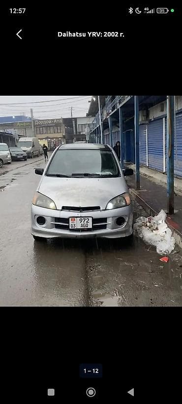 кайык матор: Daihatsu YRV: 2002 г., 1.3 л, Кол менен иштөөчү, Бензин, Хетчбек — 5
