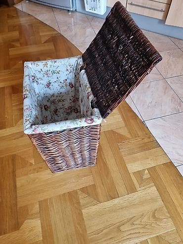 бельевая веревка: Продаю корзину для белья, бу в хорошем состоянии можно использовать — 7