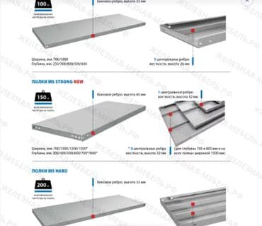 пивное оборудования: Стеллаж MS STRONG 2350х1000х300 (4 полки) Габариты и вес ВхШхГ — 4