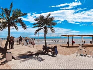 бюджетные пансионаты иссык куля: Квартира, Palmbeach ЦО Palm Beach, Чок-Тал, Детская площадка, Парковка, стоянка, Охраняемая территория — 12