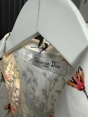 Аксессуарлар: Женский комплект с принтом флора и фауна + кардиган 1) Пижамный — 2