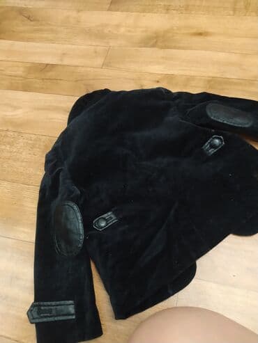 твидовый пиджак: Стильный бархатный пиджак с кожаными вставками на 1,5 -2 года — 10