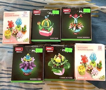 развивающие конструкторы: Лего животные, лего цветы От 100 до 200 сом 1 шт 1) Серия Deyi/Detai — 2