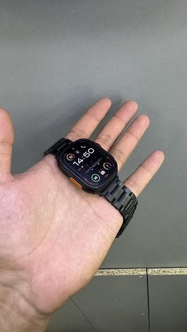 apple whatch ultra 3: Смарт-часы Apple Watch Ultra 3 с черным корпусом и металлическим — 1