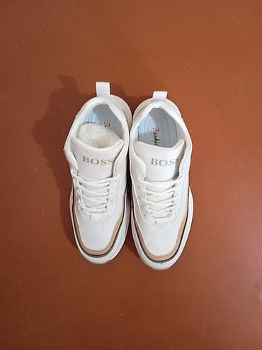boss обувь: Мужские кроссовки, 40, Boss, Новый, цвет - Белый, Бесплатная доставка — 3