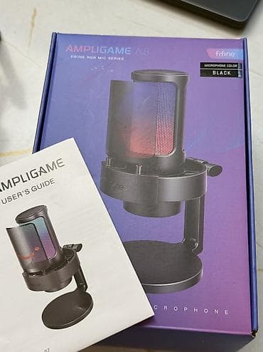Техника и электроника: Микрофон Fifine AMPLIGAME A8 (Black) — серия FIFINE RGB MIC Почти — 2