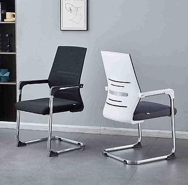 Тумбы и подставки: Офисный стул, Новый, цвет - Черный, Другой материал — 2