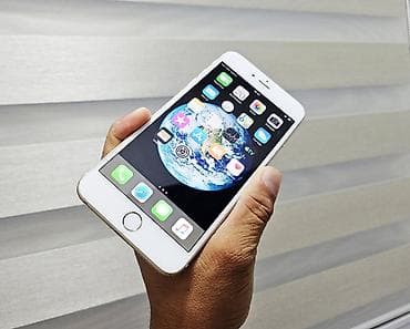 aifon 6: IPhone 6 Plus, Б/у, 16 ГБ, Золотой, Защитное стекло, 89 % — 3