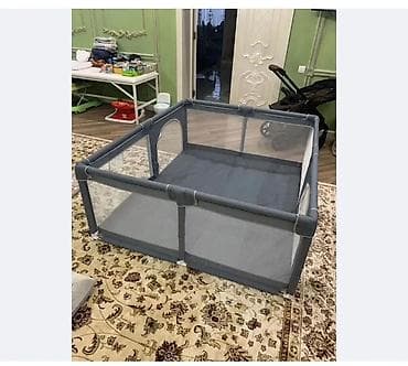 манеж игравой: Детский манеж‑ограждение - Просторный прямоугольный манеж для игр и — 1