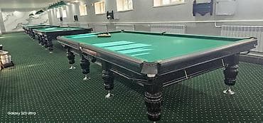 хата бильярд: Продаю бильярдные столы 12 штук б.у. полный комплект, состояние — 8