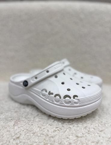 Сабо, 37, Crocs, Новый, цвет - Белый, Самовывоз, Платная доставка