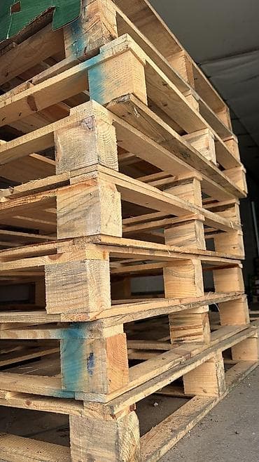 Деревянные поддоны,Палеты Оптом и в розницу - Материал: массив at lalafo.kg Деревянные поддоны,Палеты Оптом и в розницу - Материал: массив