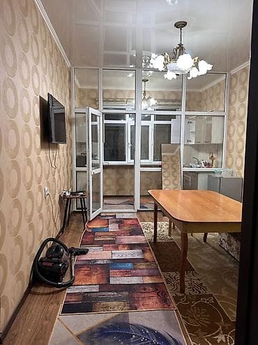 долгосрочная аренда однокомнатной квартиры: 1 комната, С мебелью полностью — 7
