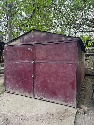 лист контейнер: Металлический гараж (ракушка/бокс) - Материал: стальной каркас и — 2