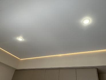 3ds max: Натяжной потолок Матовое Монтаж — 3