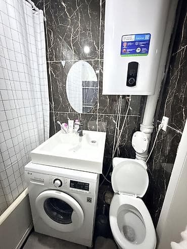 ошский рынак: 2 комнаты, 47 м², Ошский рынок / базар 104 серия, 4 этаж, Евроремонт — 9