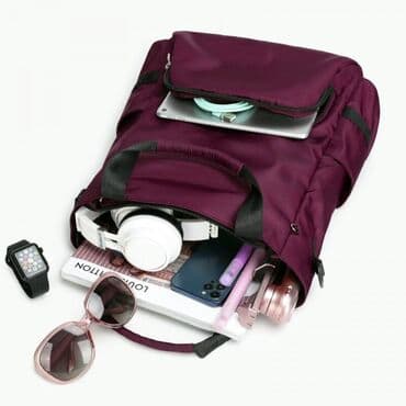 сумки для ноутбуков golla: Сумка-рюкзак Tigernu T-S8169 Бордо Арт. 3387 Материал Полиэстер, из — 3