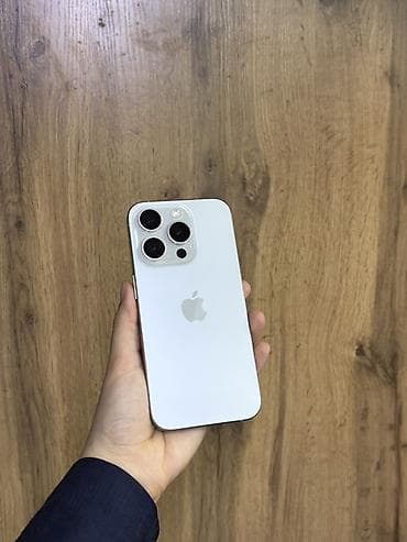 IPhone 15 Pro, 256 ГБ, White Titanium, Защитное стекло
