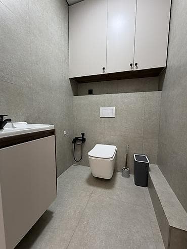 квартира бишкек аламидин 1: Зал үчүн гарнитур, Диван, Кездеме, түсү - Саргыч боз — 7