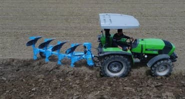 садовый измелчитель: Оборотный плуг с регулируемой шириной захвата, способствует для — 5