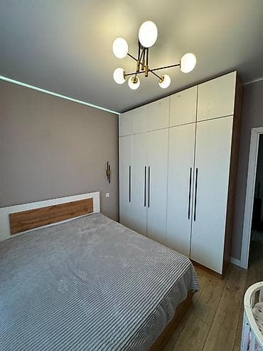 Кыймылсыз мүлк: 3 бөлмө, 70 м², Улан мкр 106-серия, 9 кабат, Жаңы ремонт — 2