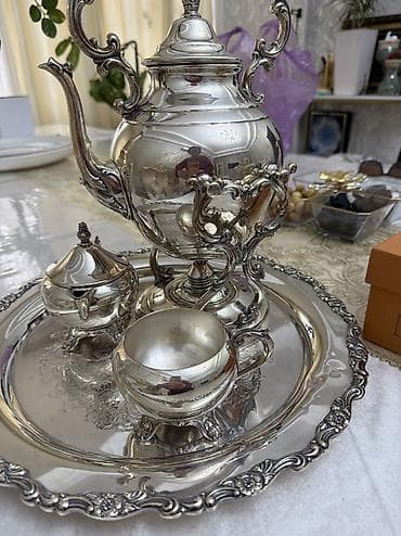 часы серебро: Наборы посуды — 1