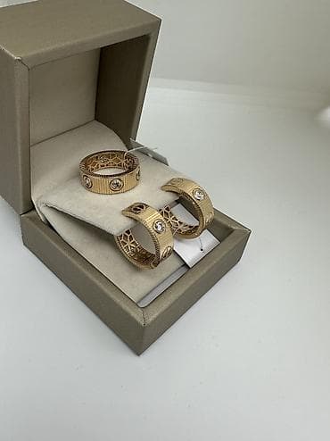 air nike: Набор украшений, Проба 585, Новый, Цвет металла: Желтый — 4