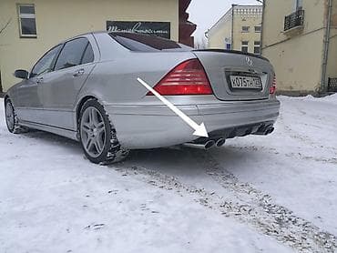 second hand: Накладка на бампер Mercedes-Benz, Новый — 1
