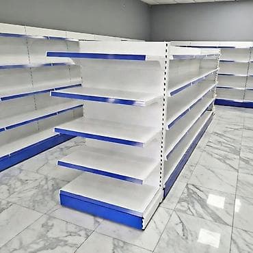 сдаю бизнес: Металлический стеллаж для магазина, железная полка Торговый стеллаж — 5