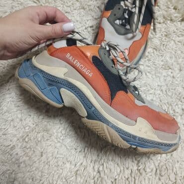 nike react: Кроссовки, 38, Balenciaga, Б/у, цвет - Оранжевый, Платная доставка, Самовывоз — 3