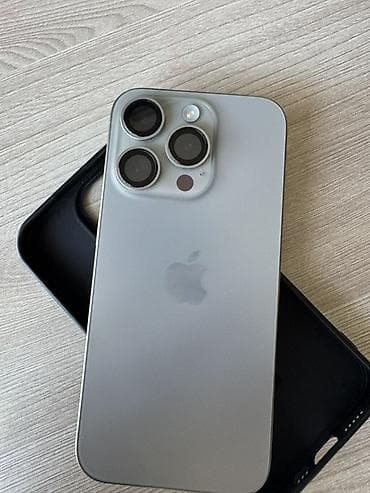 iphone cs: IPhone 15 Pro, Natural Titanium, 90 % — 1