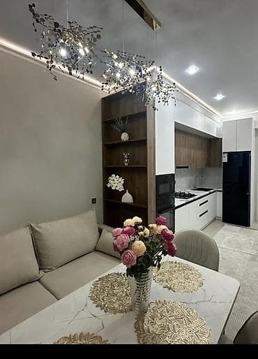 rent flat: 2 комнаты, 56 м², Элитка, 9 этаж, Дизайнерский ремонт — 1