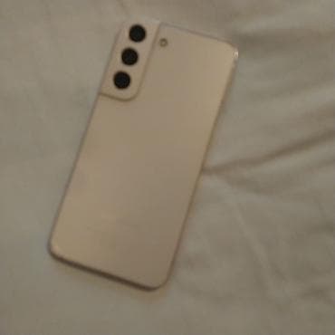 Техника и электроника: Samsung Galaxy S22, Б/у, 128 ГБ, цвет - Бежевый, 2 SIM — 2