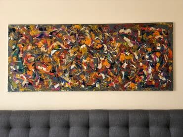 художники 20 века: Продаю масленную картину на холсте ручной работы, абстракт. На — 1