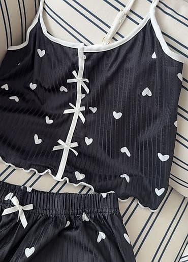 Жеке буюмдар: Пижама в наличии♥️🤍 Ткань дышащая, и не скатывается. Расцветки — 2