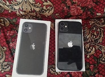 китайский iphone 11: IPhone 11, Б/у, 128 ГБ, Черный, Коробка, 90 % — 1