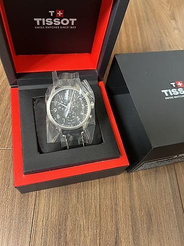 Классикалык сааттар саат, Tissot, Швейцария, Секунда өлчөгүч, Эркектердики, Жаңы