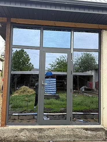 Услуги по строительству и ремонту: Алюминиевое окно на заказ, Тип окна: Панорамные, Платная установка, Без рассрочки — 5