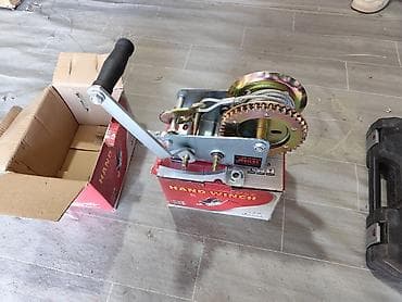 квадроцико: Ручная лебедка с тросом HAND WINCH 2000 lbs Описание: - Механичес,кая — 2