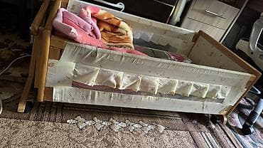 аддам даром: Токмок отдаю бесплатно детскую деревянную люльку от кроватки целая — 2