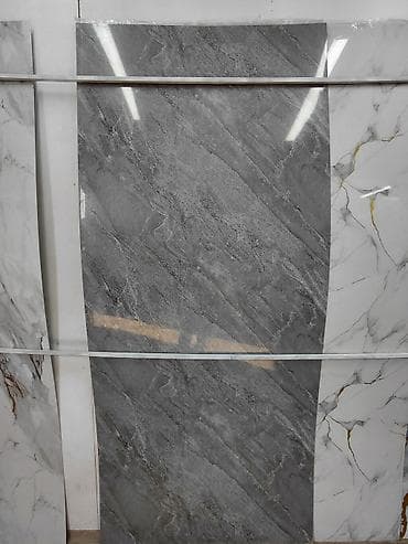 Назначение: Для стен, цвет - Серый, Глянцевое покрытие