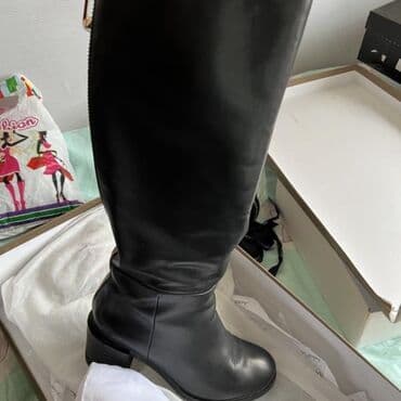 женские зимние сапоги из натуральной кожи и меха: Деми сапоги Sasha Fabiani полностью кожа 36 размер Basconi — 2